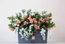 A wide variety of outside plastic flower pots options are available to you, such as floor, wall, and desktop. Diy Outdoor Planters Outdoor Artificial Plants Uv Protected Artificial Flowers Afloral Com