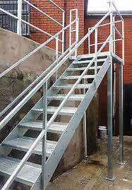 2 4m High Steel Staircase Metal Staircase Fire Escape 995 Vat Staircase Metal Fire Escape Staircase