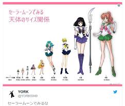 What Would Sailor Moon Be Like If The Heroines Sizes Matched Their Planets Fan Chart Shows Us Soranews24 Japan News Moe female anime characters height comparison chart otaku tale. what would sailor moon be like if the
