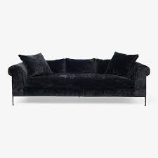 Incrediblerugsanddecor.com has been visited by 10k+ users in the past month Henry Black Velvet Low Slung Sofa