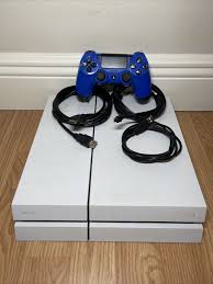 Pc, ps4, xbox one, ps5, xbox sx. Sony Playstation Ps4 Cuh 1115a 500 Gb Game Console White Dualshock Controller On Ebay Geek Me Art