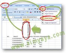 Setelah anda mengetikkan pangkat atau angka kecil berada diatas angka atau huruf, untuk mengembalikan penulisan demikian tips kiat dan cara menuliskan pangkat di word serta ms excel pada komputer menggunakan keyboard komputer netbook atau apalah. Cara Membuat Arah Tulisan Menjadi Vertikal Atau Diagonal Di Ms Excel Cara Aimyaya Cara Semua Cara