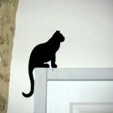 Creations Silhouette Chat Sur A Little Market Silhouette Chat Silhouette Chat Noir Silouhette Chat