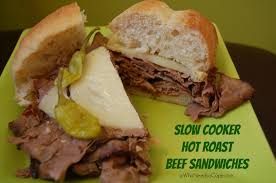 They may be served hot or cold. Slow Cooker Hot Roast Beef Sandwich Who Needs A Cape