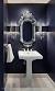 Modern Dark Blue Bathroom