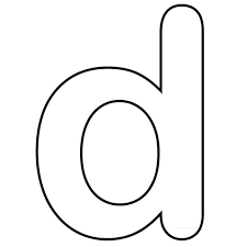 Print a complimentary coloring page (links above) behind the template page or tape next to it for a poster. Printable Alphabet Coloring Pages Lowercase D Letter A Coloring Pages Alphabet Coloring Pages Letter D Coloring Pages