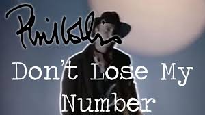 Phil Collins Don T Lose My Number Official Music Video 1985 Con Imagenes Phill Collins Canciones