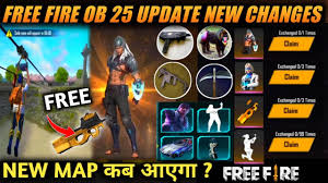 Free fire is the ultimate survival shooter game available on mobile. New Map Ob 25 Update Confirm Date Free Fire New Event New Gold Royal Bundle New Map Kab Aayega Youtube