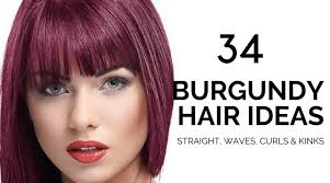 Another plus is that dyeing your strands this color doesn't damage your hair as much compared to more vibrant shades of red. 34 Elegant Burgundy Hair Ideas For Straight Waves Curls Kinks