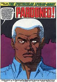 Spider-symmetry : the splash pages of Spectacular Spider-Man #150 (1989)  and #161 (1990), both by Sal Buscema.