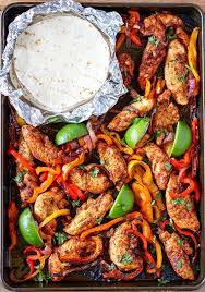Sheet Pan Chicken Fajitas Recipe Recipe Sheet Pan Recipes Recipes Easy Sheet Pan Dinners