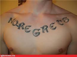 Find the latest no regret tattoos by 100's of tattoo artists, today on tattoocloud. Post 18506 Justpost Virtually Entertaining