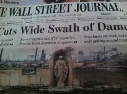 The Wall Street Journal Front Page Huge Statue Of Our Lady Of The Miraculous Medal Stands Undamaged Amidst Hurricane San Catholic News Catholic Catholic Faith