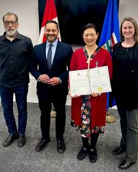 Anni Yin's leadership with Calgary Falun Dafa has empowered individuals for  17 years, promoting inner peace, meditation, and well-being. Her steadfast  opposition to forced organ harvesting in China has exposed this grave