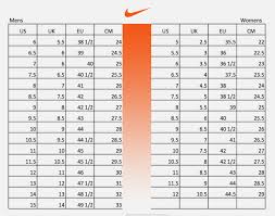 28 Unbiased Nike Conversion Chart