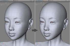 Japanese Modeling Technique Modeling Techniques Topology 3d Human