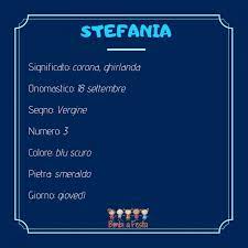 Mi intendo di inquietudine, di quel piccolo inferno personale che ciascuno di noi si porta dentro. Stefano Stefania Significato Caratteristiche E Curiosita Del Nome Bimbi A Festa