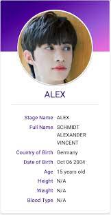 Schmidt Alexander Aka Alex Drippin Woollim Entertainment Variety Show Kpop Profiles