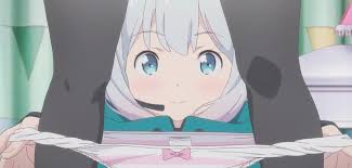 Pose based on the fifth episode of the series. Eromanga Sensei Vol 1 Review Spotlight Report