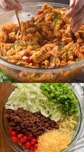 Salade De Pates Taco Emily Recettedeboeuf En 2020 Recette Salade Recettes De Cuisine Salade De Pates