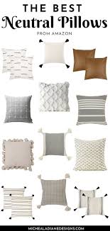 The Best Neutral Throw Pillows From Amazon Living Room Pillows Throw Pillows Living Room Neutral Throw Pillows