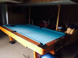 Brunswick Billiards 9 Gold Crown Lll Pool Table Delivered Installed With New Cloth Play Kit Sold Pool Table Used Pool Tables Pool Table Movers