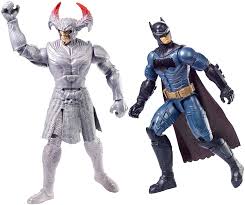 Who is the villain of the justice league movie? Amazon Com Justice League Steppenwolf Vs Batman 2 Pack Figures Toys Games