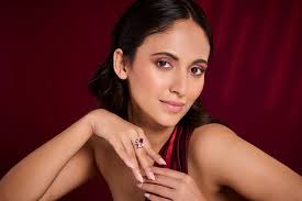 Ruby Bloom Cocktail Ring