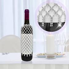 Amazon.com | PEARLY JUN Wine Bottle Cover Wedding Wine Bag Engagement  Silver New Couples Rhinestone Mr and Mrs Marriage Wedding Gifts Bride and  Groom Table Decorations: Bar Tools & Drinkware
