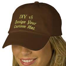 Diy Design Your Own Custom Baseball Hat V05a Zazzle Com Custom Baseball Hats Baseball Hats Nurse Hat