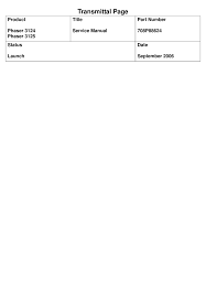 Please, choose appropriate driver for your version and type of operating system. Xerox Phaser 3124 Service Manual Pdf Download Manualslib