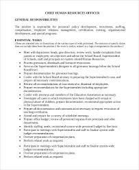 The job of human resource managers requires them to plan and oversee employee benefit programs, coordinate an organization's workforce to best use employees' talents, supervise the work of specialists and support staff, oversee an organization's recruitment, interview, selection, and hiring processes. Free 11 Sample Human Resources Job Description Templates In Pdf