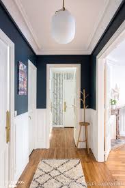 Renovation D Un Appartement A Vincennes Conservation Des Moulures Vitrification Du Parquet Creation D Une Chambre Et D Home Decor House Design House Interior