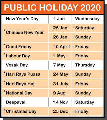 Overview of holidays and many observances in singapore during the year 2021. Cheatsheet To Maximize Annual Leave With 2020 Long Weekends