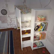 Top bunk bed shelf promo, no issue. Cubby House Bunk Bed With Open Shelves