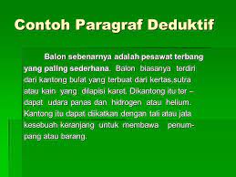 Pengertian kalimat deduktif dapat diartikan sebagai kalimat dalam sebuah paragraf dimana letak sekian artikel mengenai pengertian dan contoh kalimat deduktif, induktif dan campuran dalam. Paragraf Pengertian Paragraf Adalah Bagian Dari Karangan Ppt Download
