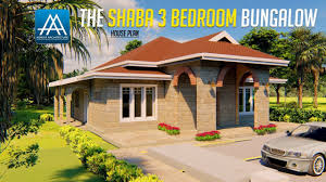 You might also need beams sized to accommodate roof loads specific to your region. The Shaba 3 Bedroom Bungalow House Plan Youtube