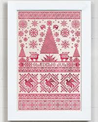 Frosty winter mouse in a house chart & embellishments from just nan ~ limited amount still available. A Scandinavian Christmas Sampler