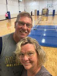 Pickleball game in Harrison Michigan
