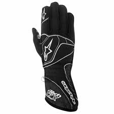 alpinestars tech 1 zx racing gloves in black