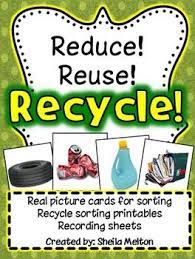 A lot of restaurants and stores will be glad to fill or refill your own mug. This Unit About Recycling Includes 24 Real Picture Cards 6 Examples Of Metals 6 Examples Of Plastics 6 Exa Recycling April Lesson Plans Reduce Reuse Recycle