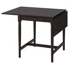 Ingatorp Drop Leaf Table Black Brown Ikea Drop Leaf Table Leaf Table Gateleg Table