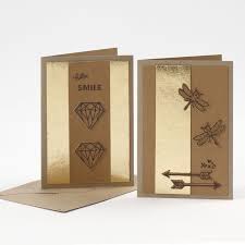 The truth is, when times are tough, a card with a cat holding on to a branch for dear life that says hang in there! can actually make me feel better. Greeting Cards Decorated With Punched Out Faux Leather Paper And A Pyrography Tool Diy Guide