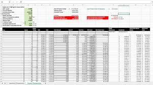 If you take out a loan with monthly payments, there's a standard spreadsheet calculation that will tell you the monthly payment amount: Calculate Effective Rent Excel Spreadsheet Eloquens