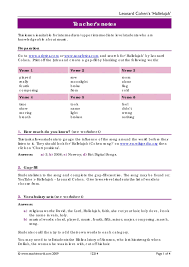 Hallelujah Song Meaning