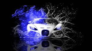 Zu sehen ist ein umriss. Bugatti Veyron Blue Fire Bugatti Veyron Bugatti Superauto