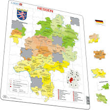 Major cities of germany's simultaneously shown in the list below, the rest ordered by region. K32 Hessen Political Other Maps Puzzles Larsen Puzzles