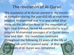 The law of cause and effect: Lesson What Is Al Quran