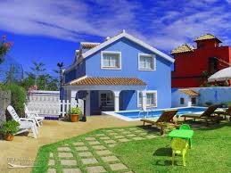 Die stilvolle villa besticht durch ihr elegantes wohnambiente. Schones Ferienhaus Am Meer Mit Eigenem Pool Garten Meerblick Ruhige Meerlage In El Rosario