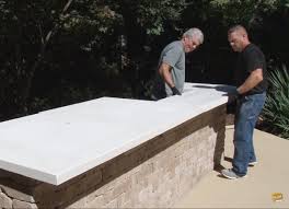 Both types of kitchen countertops are more expensive than laminate countertops. Building An Outdoor Kitchen From Concrete And Stone Bob Vila Bob Vila